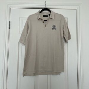 Men's Oatmeal Polo Size Small